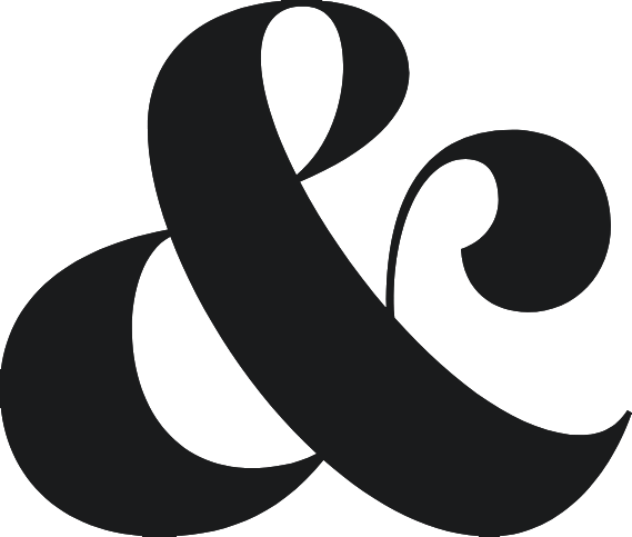 Cleaver and Cocktail ampersand background