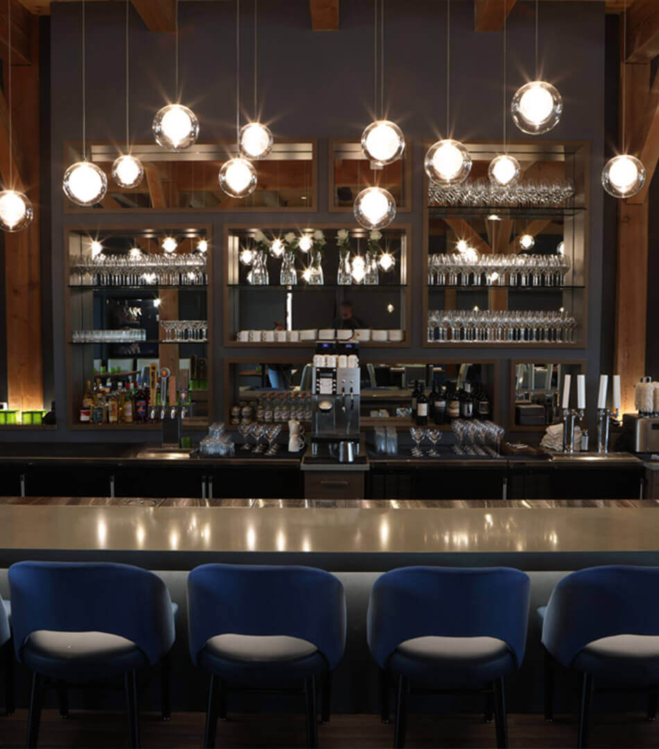 Cleaver and Cocktail restaurant bar area lounge